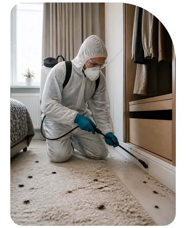 Обработка квартиры от кожеедов в Каменке по цене от 3035 р. | Сенат-Кам